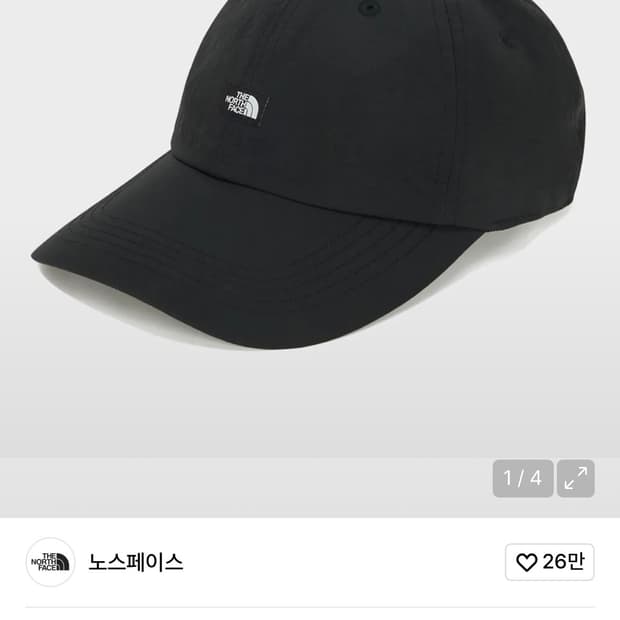 노스페이스 TNF 미니 로고 볼캡 (새상품)