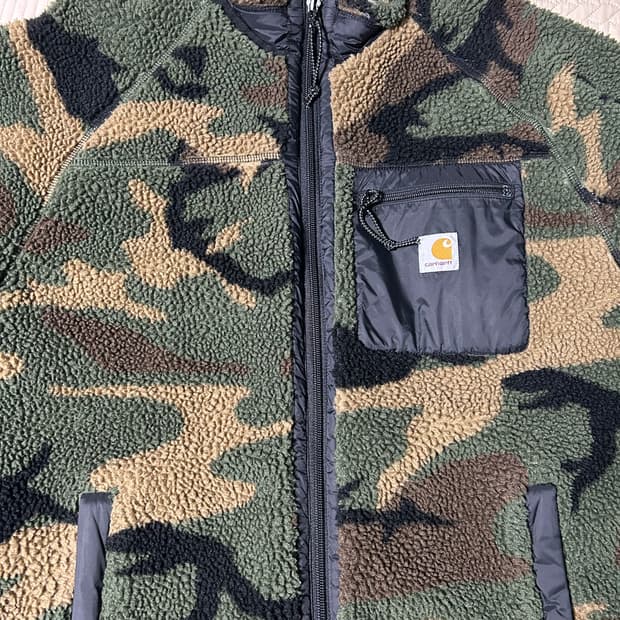 칼하트 카모 플리스 후리스 l사이즈