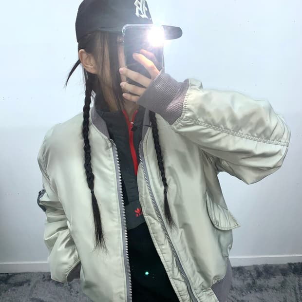 Corinth(usa) 80s 라이트그레이 봄버