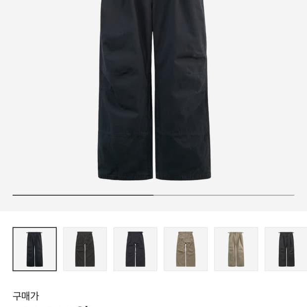 2) 폴리테루 3 다트 치노팬츠 다크차콜네이비