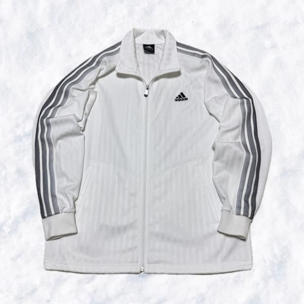 아디다스 일본 퍼포먼스 화이트/그라데이션 실버 져지