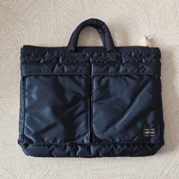 포터 숏헬멧백 토트백 s 아이언블루