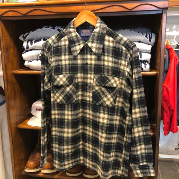 70s Pendleton board shirt-M
