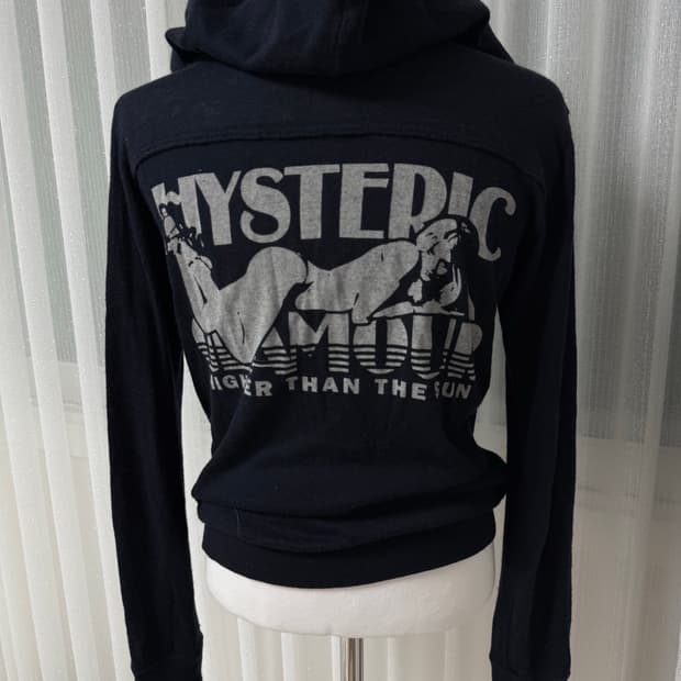 히스테릭글래머 메쉬 후드집업