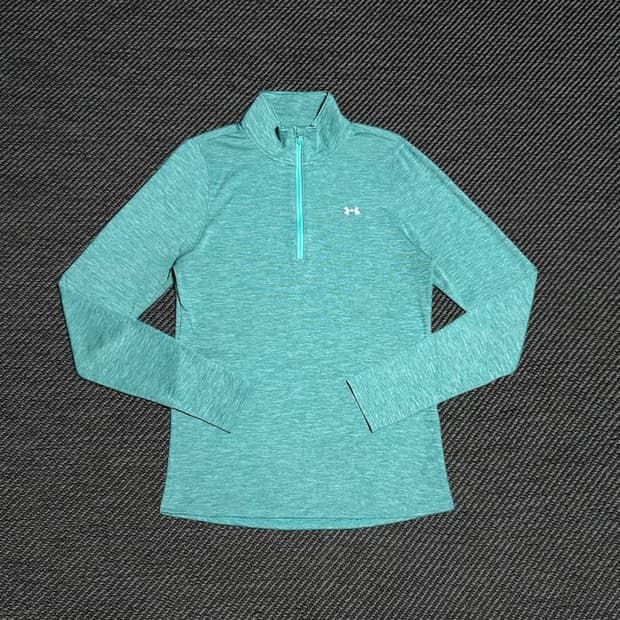 [M] Underarmour 언더아머 우먼즈 민트 반집업 기능성 티셔츠