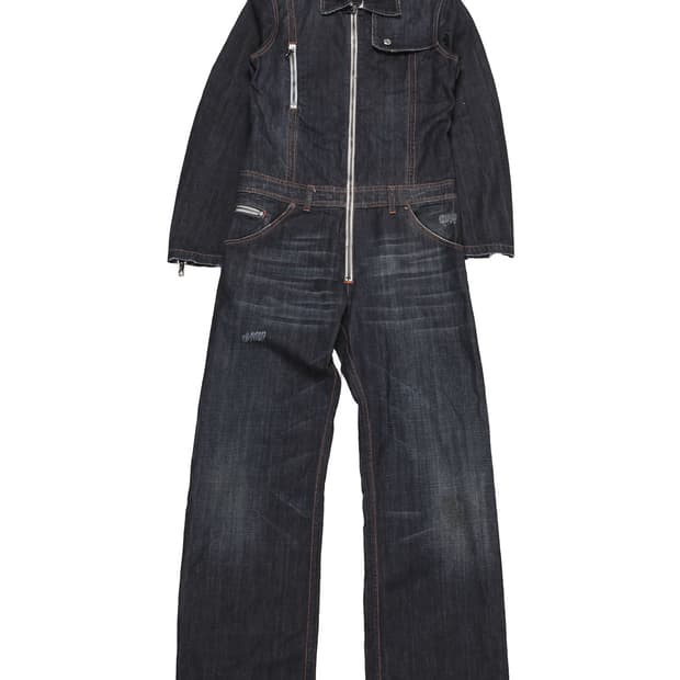Y-3 denim Jump suit