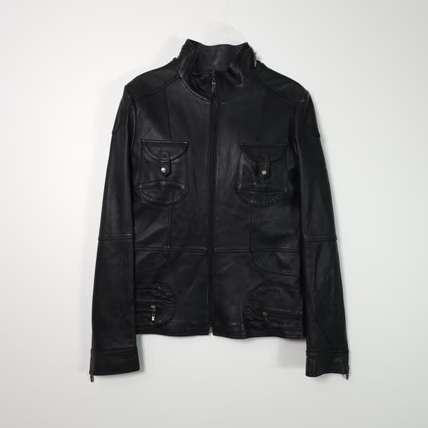 Meridian Italy 양가죽 자켓