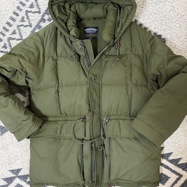 프리즘웍스 카라코람 덕다운 패딩 올리브 L