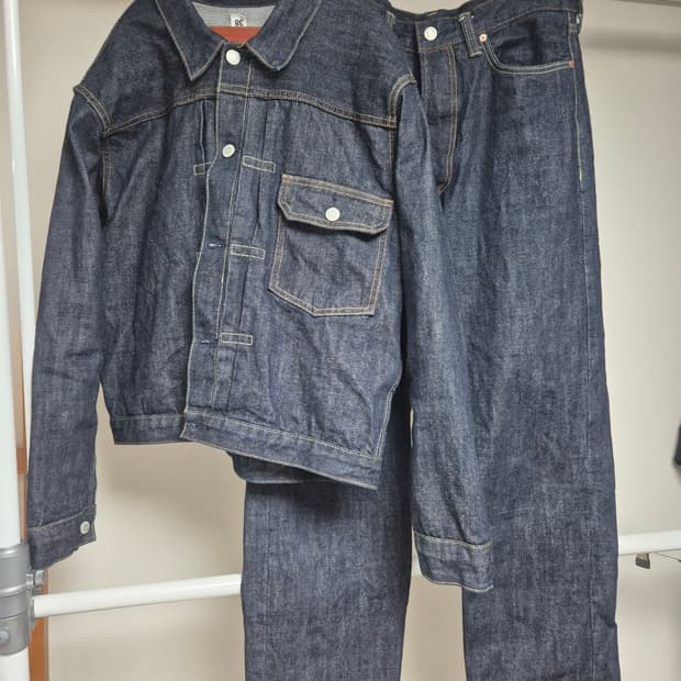 아웃스탠딩 데님셋업[S] type1 + 40s