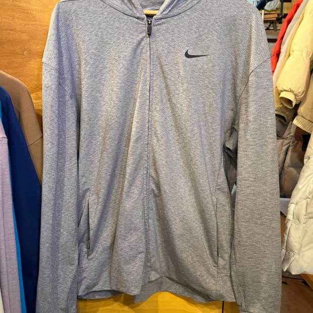 나이키 그레이 후드집업