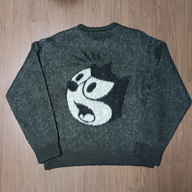디스이즈네버댓 펠릭스더캣 니트 스웨터 M