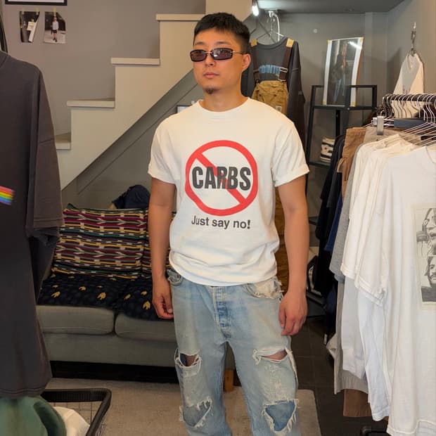 00‘s Carbs Just say no! Parody T-shirt