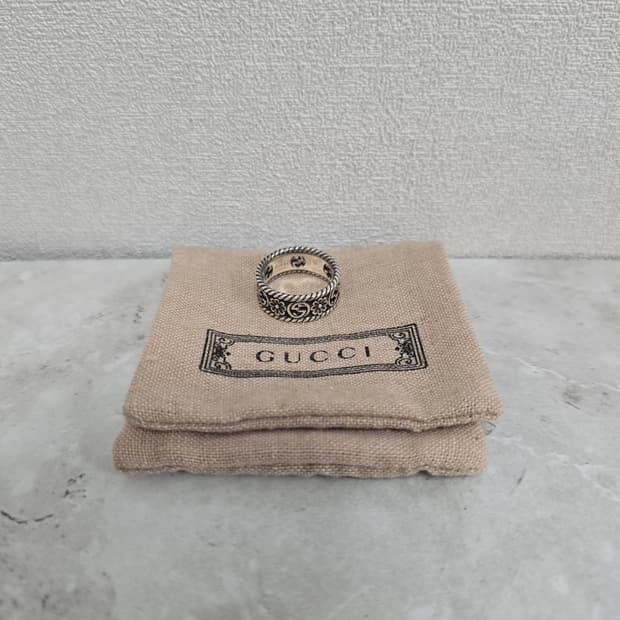 구찌 플라워 인터로킹 링 반지 17호 판매