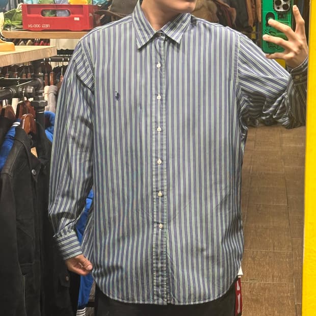 [HI] 폴로 랄프로렌 반팔셔츠 블랙그린