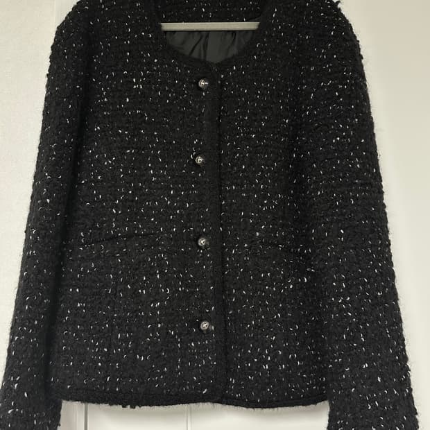 아우어솔티 겨울 트위드 자켓 