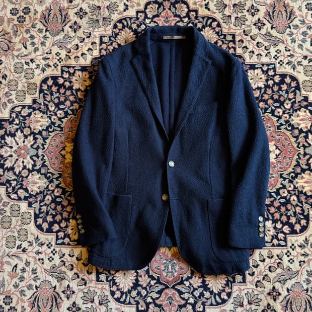 일레븐티 니트 테일러드 자켓 100