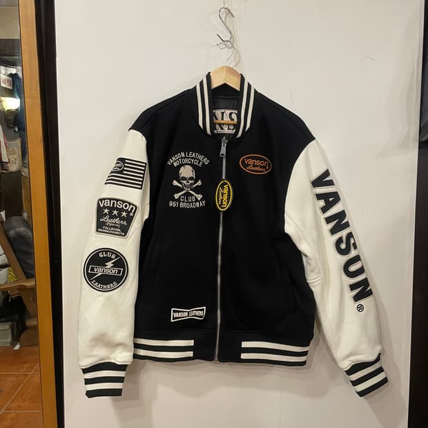 밴슨 리버시블 바시티자켓 XL