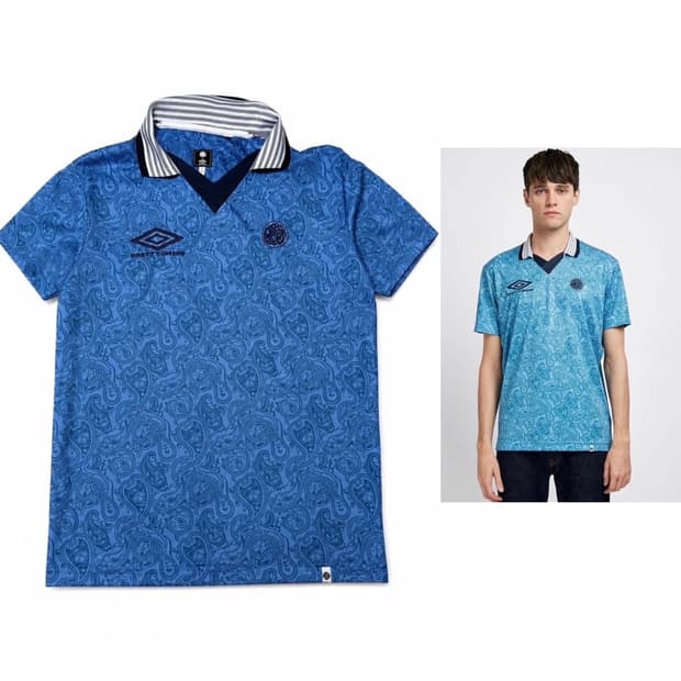 Pretty Green X Umbro 축구 저지 탑