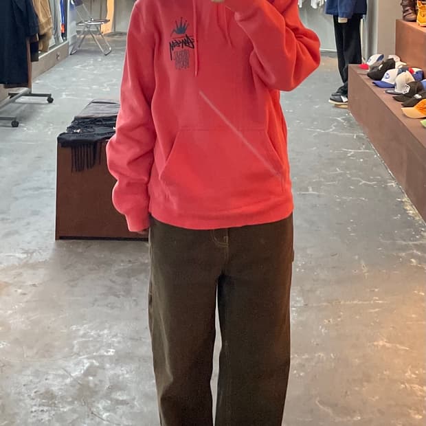 스투시 글로벌 루즈 후디스웨트셔츠 H1134