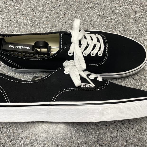 반스 어센틱 블랙 사이즈 295 