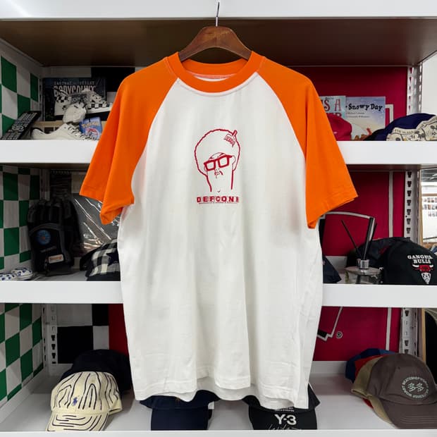 00s 데프콘 캐리커처 티셔츠 (2XL)  
