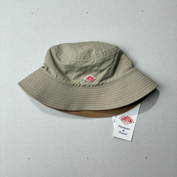 DANTON 단톤 리버시블 버킷 햇 베이지/카멜
