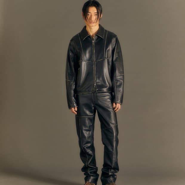 앤더슨벨 UNISEX DRESZEN LEATHER ZIP-UP