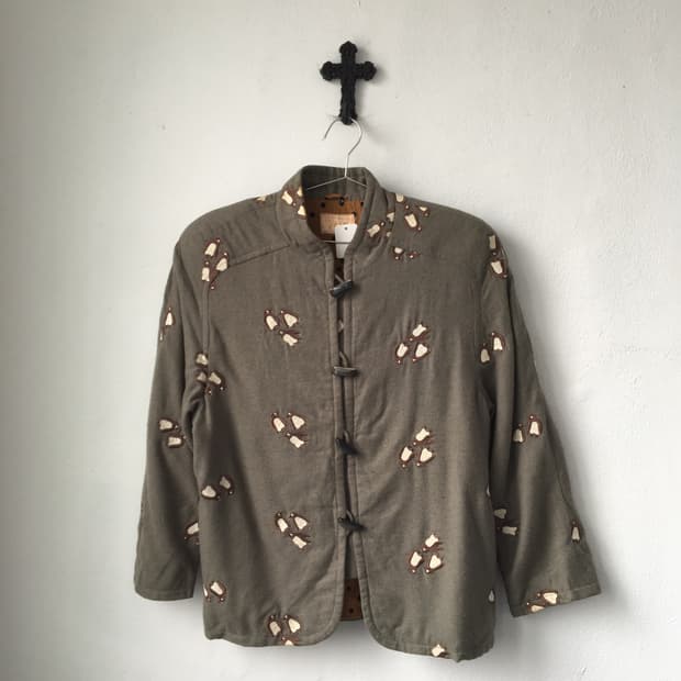 Penguin pattern jacket