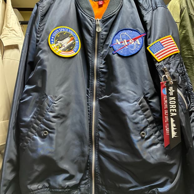 알파인더스트리 L-2B 나사 자켓 네이비