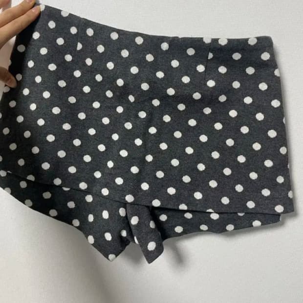 오운서 도트 스커트 Dot Low-Fit Pants Skirt Gray