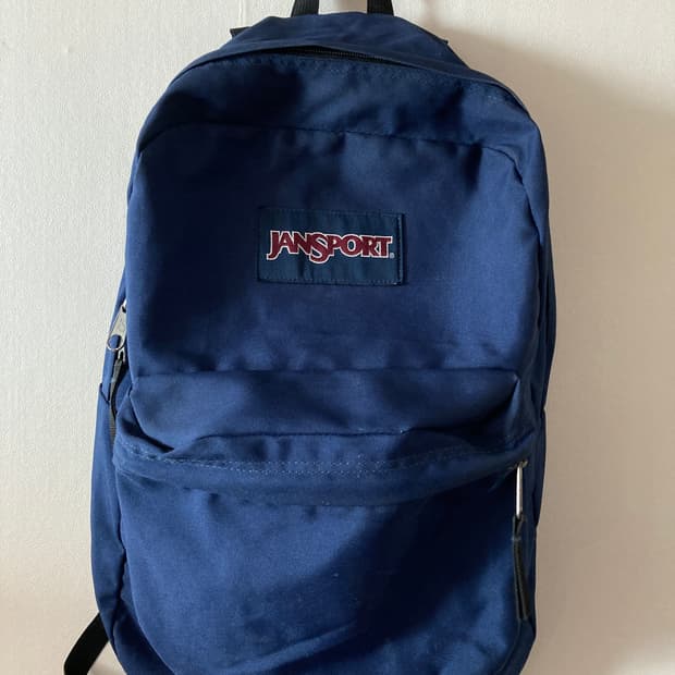 잔스포츠 네이비 백팩 가방