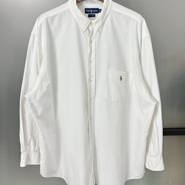  [5XL]POLO폴로 멀티포니 화이트 셔츠