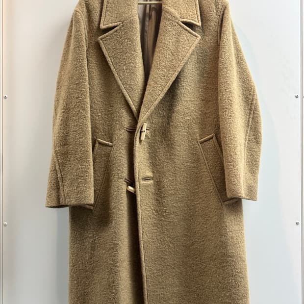 타임옴므 알파카 카멜 코트 (100, 민트급)