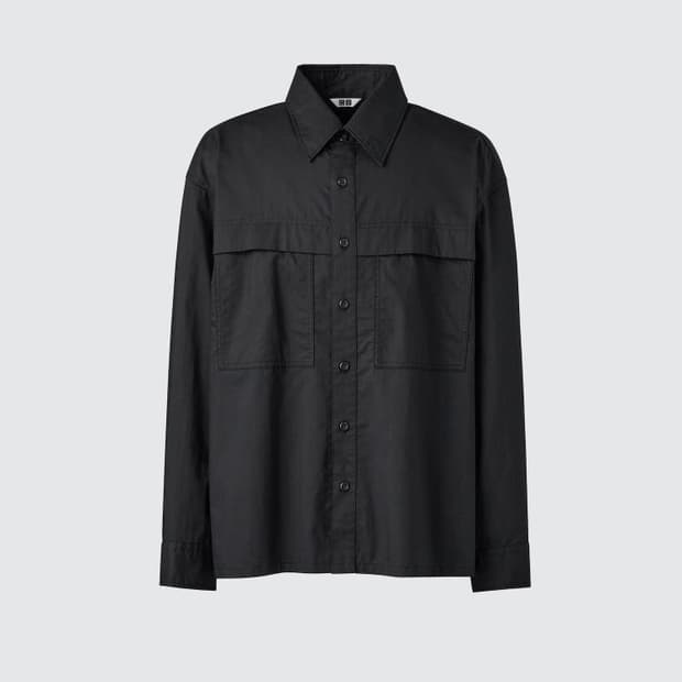 유니클로u 유틸리티 오버셔츠 