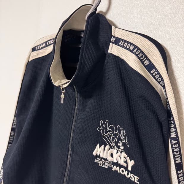디즈니 미키마우스 와플 트랙 자켓