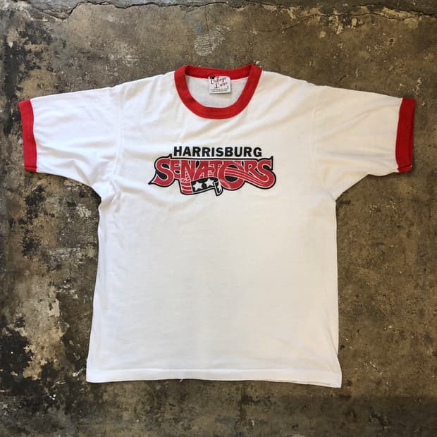 70s~90s Ringer T-shirt-L