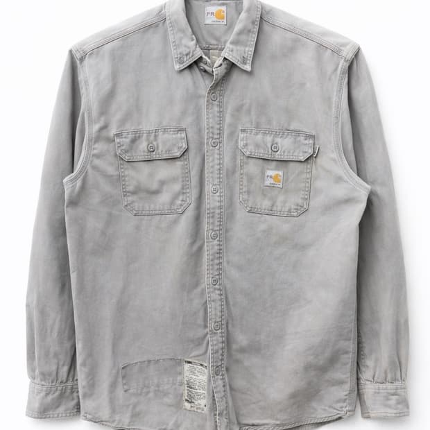 칼하트 FR 워크 셔츠 그레이 L