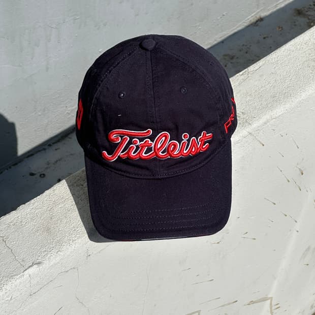 [M-L] 타이틀리스트 네이비 볼캡 모자