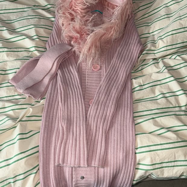 빈티지 갸루 y2k 퍼 원피스