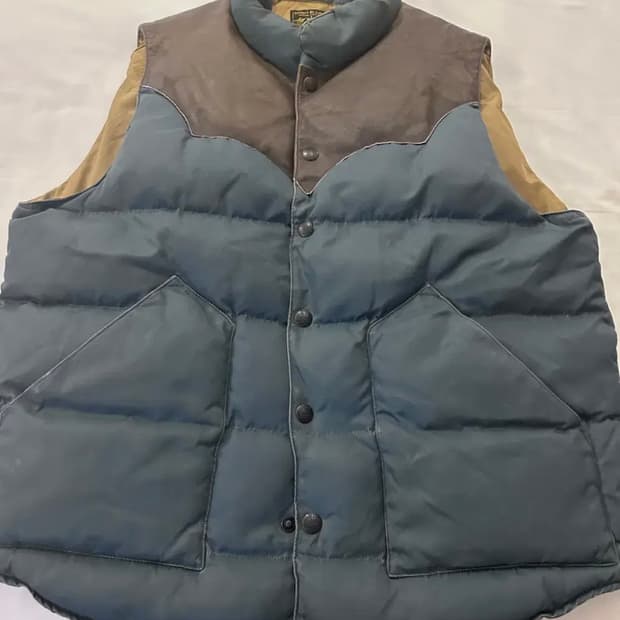 RRL 더블알엘 레더 요크 퀼트 레더 베스트 L 새상품