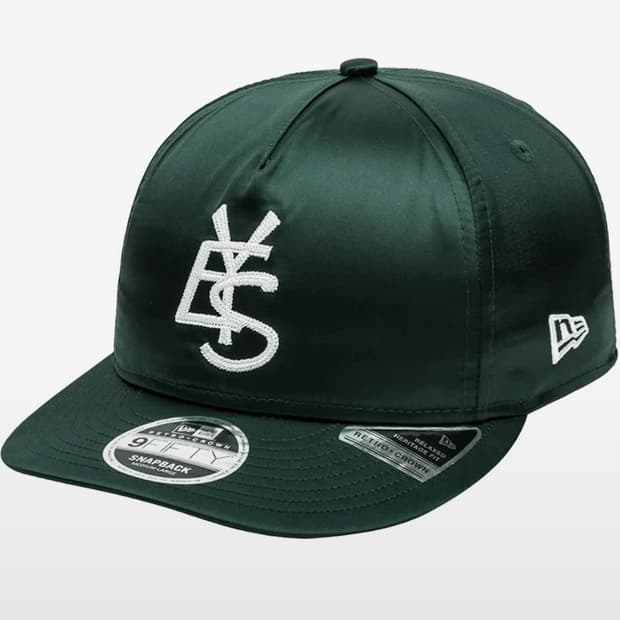 예스아이씨 X 뉴에라 새틴 볼캡 Dark Green