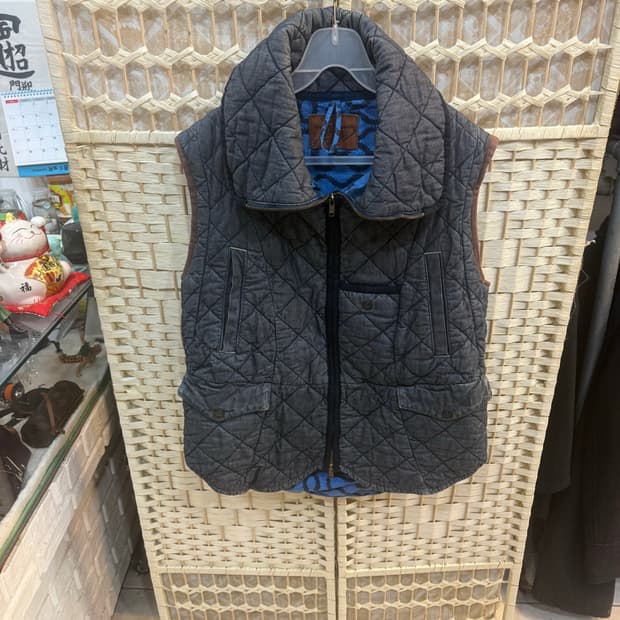 95 정품 비비안웨스트우드+Lee 데님퀄팅조끼 팝니다