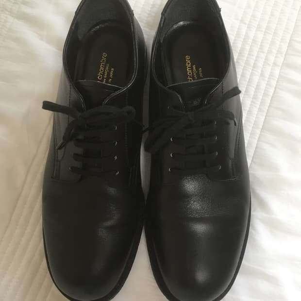 꼼데가르송 robe de chambre 더비 슈즈 235