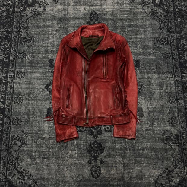 14th addiction cafe racer leather jacket