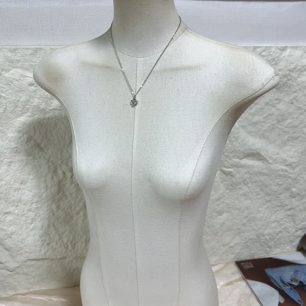 빈티지 클로버 십자가 목걸이