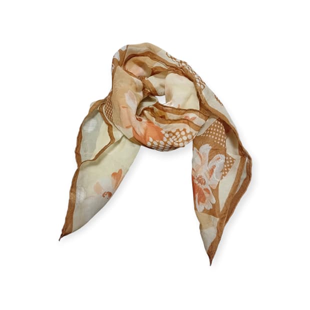 밀라숀 플라워 실크스카프