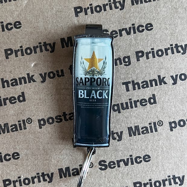 90s vtg Sapporo Opener Keyring