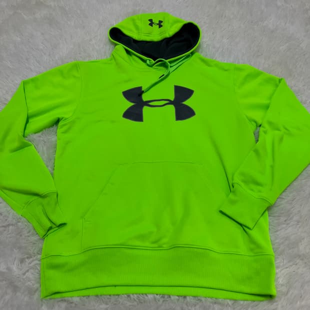 빈티지 언더아머 네온 후드 860 y2k 스트릿 모리 갸루 일본빈티지 펑