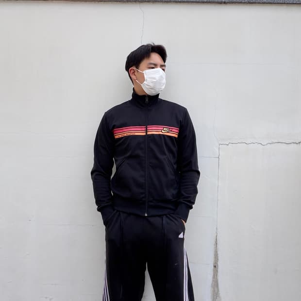 M)나이키 00s 올드스쿨 골드스우시 트랙탑 져지