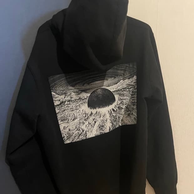 슈프림 아키라 패치후드 블랙 M supreme Akira